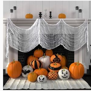 🎃Halloween Spiderweb Gauze Cloth Decoration🎃